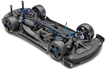TRX64077-3BLUEX X0-1 blau-X 1/7 4WD Onroad Supercar RTR Brushless, mit TSM